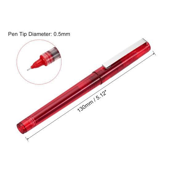 Roller si ball pen 0.5mm blue black red colours available pack of 1pc