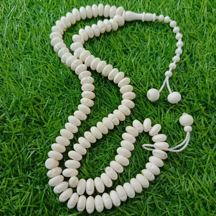 Camel%20Bone%20Tasbeeh%20100%20Beads%20Elliptical%20Style%2010mm%20Size%20%20Muslim%20Counter%20Prayer%20Beads%20%20Pure%20Camel%20Bone%20Tasbih%20%20Original%20Camel%20Bone%20Tasbeh%20-%20Image%204