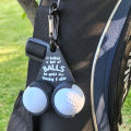 3D Printed Golf Ball Holder Funny Golf Accessory Clip On Tee Bag Belt For Men Portable Training Gift. 