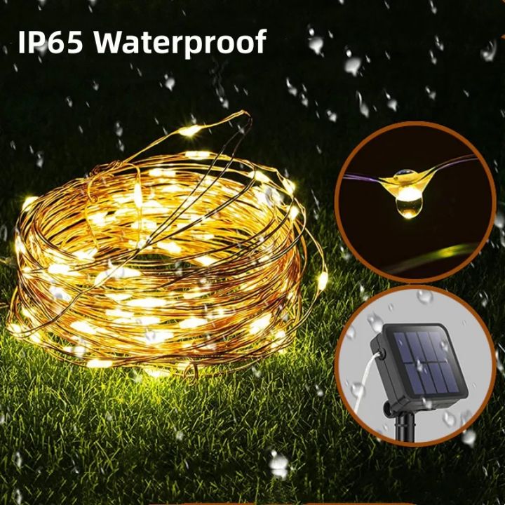 50/100 LEDs Solar Fairy Lights Waterproof Solar Power String Light