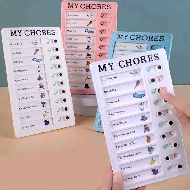 Reusable%20My%20Chores%20Checklist%20Task%20Board%20Daily%20Schedule%20Planner%20Memo%20Chore%20Chart%20Kid%20Responsibility%20Behavior%20Self%20Discipline%20Card%20-%20Image%204