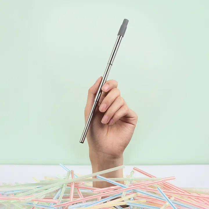Telescopic%20Reusable%20Drinking%20Straws%20Stainless%20Steel%20Metal%20Straws%20Folding%20Straw%20Set%20With%20Case%20Cleaning%20Brush%20Camping%20Travel%20Straw%20-%20Image%204