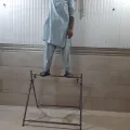 baby cradle swing of metal. 