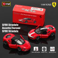 Bburago 1:64 genuine Ferrari SF90 SP1 458 ENZO F40 F12TDF SF90 car model series Christmas boy  toys. 