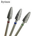HYTOOS 5mm Flame Bit 3/32 Carbide Nail Drill Bits Manicure Burr Remove Gel Electric Milling Cutter Accessories.