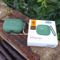 Spigen Rugged Armor Protective Case For AirPods Pro 2nd Gen - With Metal Hook. 