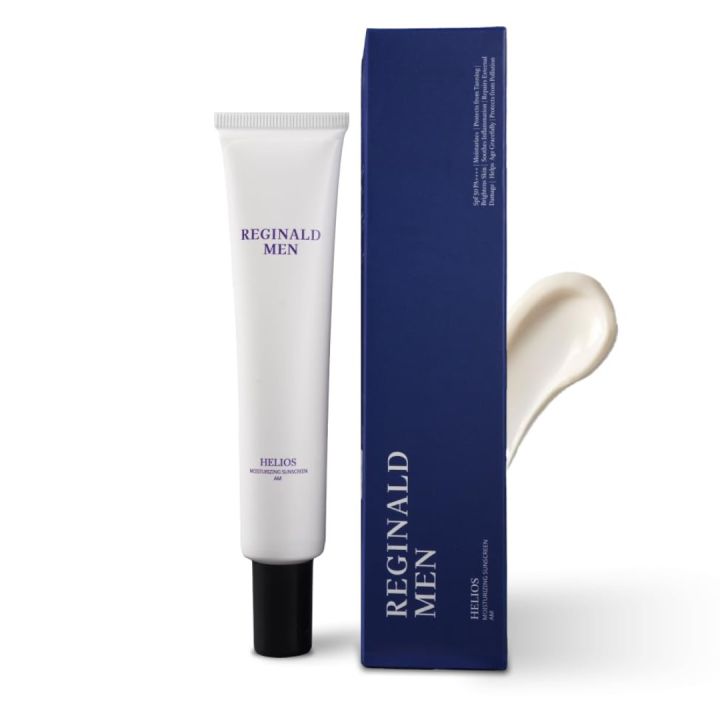 Reginald Men Sunscreen SPF 50 PA++++ Brightening & Moisturizing Sun Protection Cream 50 g