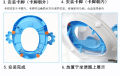 Baby Potty Training Seat – Comfortable Toilet Seat for Kids (With Handle & Back Support). 