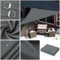 5x5x5/2x2x2M Waterproof Sun Shelter Triangle Sunshade Protection Outdoor Canopy Garden Patio Pool Shade Sail Awning Shade Cloth. 