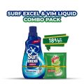 Surf Excel & Vim Liquid Combo Pack (500ml+75ml). 