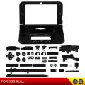 Replacement Top & Middle Frame Cover Shell ABXY Full Set Black Buttons with Pen For 3DS XL LL Game Console Accessories.