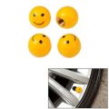 4pc Tyre Nozzle Cap "Emoji"  Air Valve Cap. 