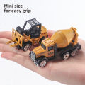 6pcs/set Toys for Boys Alloy Engineering Truck Toy Car Excavator Bulldozer Roller Miniature Model Diecast Kid Birthday . 