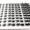 Fairy Lash Clusters 8-16mm Manga Eyelash Clusters D Curl - WideSpan DIY Eyelash Extensions Wet-Look Spiky Anime Lashes Individua. 