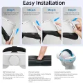 Head Strap Compatible with Oculus Quest 2,Meta Quest 2 Accessories Adjustable Elite Strap Replacement for Enhanced Comfort Suppo. 