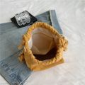 2025 New Women Bag Middle Shoulder Bag Korean Style Drawstring Bucket Bag Casual Light Youth Crossbody Bag Whole Sale. 