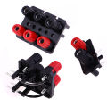 1pc 2 4 6 Positions Bend Pin External Audio Jack Speaker Amplifier Banana Plug 4mm Socket Connector Screw Post Terminal Block. 
