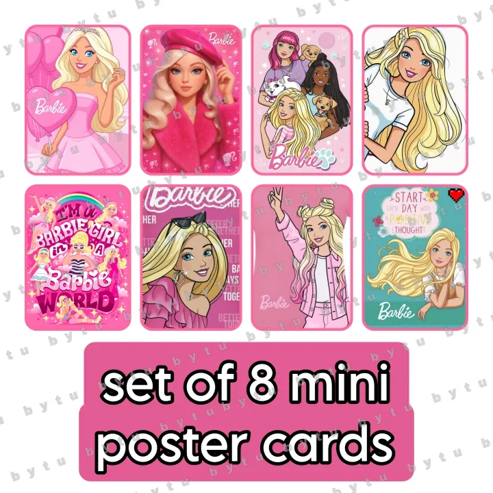 Barbie%20Stickers%20UNCUT%20A5%20Size%20Sheet%20For%20Girls%20Kids%20Journal%20Scrapbook%20Phone%20Cover%20Laptop%20Notebook%20DIY%20Crafts%20Barbie%20Fans%20-%20Image%206
