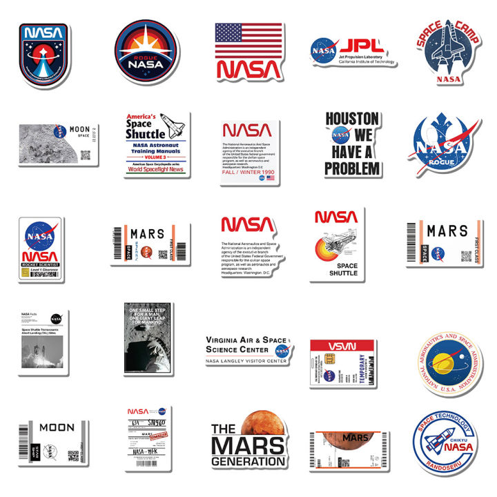 50Pcs%20NASA%20Stickers%20Spaceship%20Decals%20DIY%20Waterproof%20Sticker%20For%20Phone%20Laptop%20Suitcase%20Notebook%20Skateboard%20-%20Image%205
