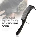 Barber Flat Top Haircut Comb Curved Hair Clipping Cutting Arced Comb Professional Hair Cutting Curved Positioning Comb.