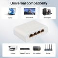Magecam RJ45 Network Switch Hub 1 In 4 Out Converter 1000Mbps Gigabit Ethernet Switch Hub Wire Divider PC LAN Extend Adapter. 