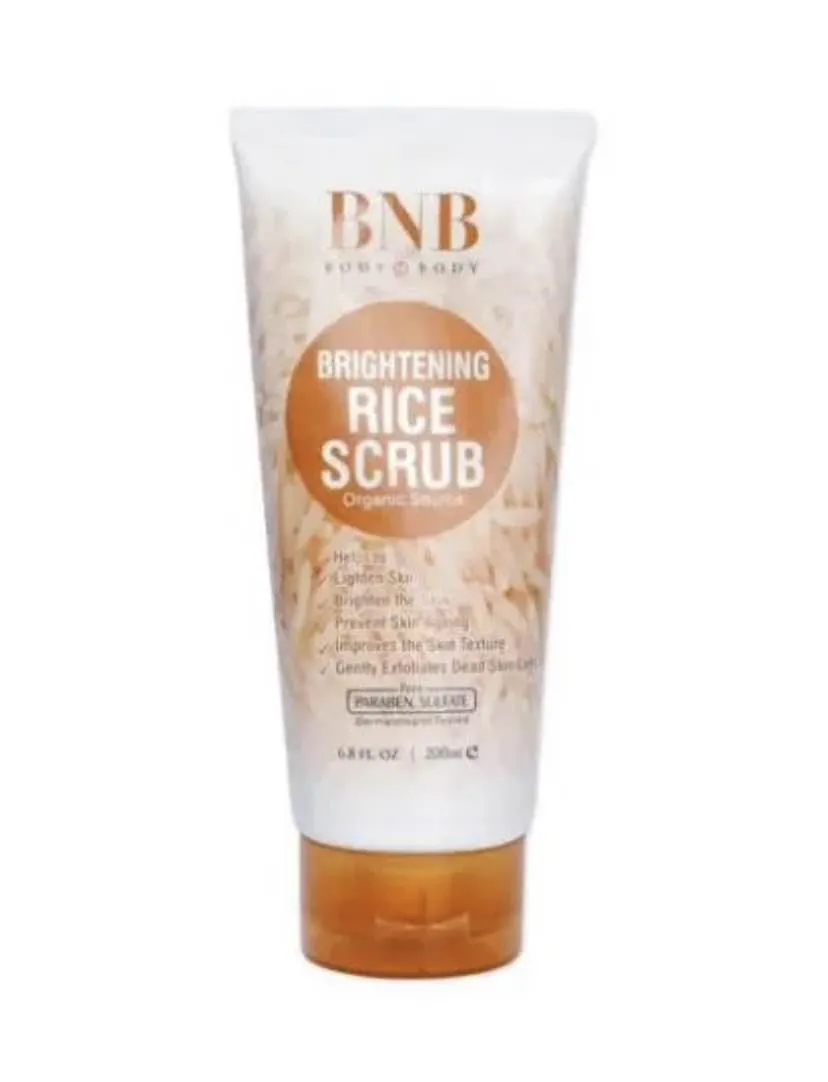 BnB Rice facial kit 3 in 1 brightening Glow kit scrub face wash + mask –  Store Sialkot