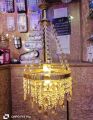 1 light crystal chandelier new fanoos best quality. 
