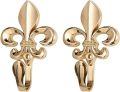 2 pcs  Zinc Alloy Curtain Hook Hanging Hold Wall Tie Back Hooks Hanger Holder Curtain Rods Accessoires /Curtain side hook/metal hook/silver. 