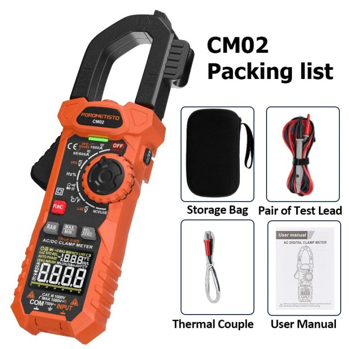 POROMETISTO%20CM02%20Digital%20Clamp%20Meter%201000A%201000V%20True%20RMS%20Multimeter%20AC%20DC%20Voltage%20Current%20Capacitance%20VFD%20Inrush%20Ohm%20Hz%20Tester%20-%20Image%208