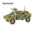 3D Wooden Puzzle Vehicle Series Building Model Handmade Bus Truck Motorcycle Wooden Themed DIY Educational SimulationToys. 