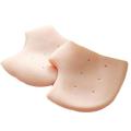 Silicone Gel Heel Pad Socks For Heel Swelling Pain Relief Dry Hard Cracked Heels Repair Cream Foot Care Ankle Support Cushion - For Men And Women Set Of 2. 