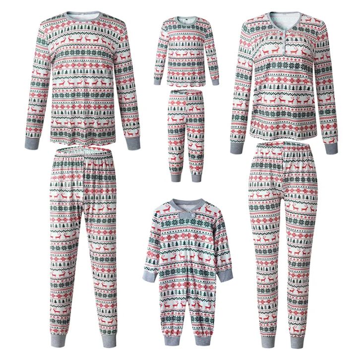 2023%20%20Family%20Matching%20Pajamas%20New%20Year%20Xmas%20Father%20Mother%20Kids%20Baby%20Clothes%20Set%20Dad%20Mom%20And%20Daughter%20Son%20Pyjamas%20Outfit%20-%20Image%205