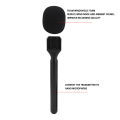 Wireless Mic Handheld Adapter with Windshield Foam Lightweight Interview Microphone Handle for Rode Wireless GO II. 