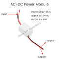 AC-DC Power Supply Module AC110V 220V 230V To DC 3V 5V 9V 12V 15V 24V Mini Buck Converter 3W Led Isolated Voltage Stabilized. 
