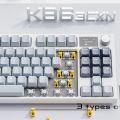 Attack Shark K86 Wireless Mechanical Keyboard,Metal Knob,Gasket Structure,Hot Swap,TFT Screen,Bluetooth Gamer keyboard. 
