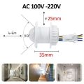 Infrared Movement Detector Adjustable Smart Time Delay PIR Motion Sensor Switch For LED Light Bulb Downlight Fan Lamp AC85-265V. 