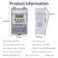 30A Digital Timer Switch Relay 168 Hours Weekly 7 Days Programmable Timer Control AC 220V KG316T With Outdoor Waterproof Box.
