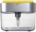 2 in 1 Soap Pump Plastic Dispenser for Dishwasher Liquid Holder. 