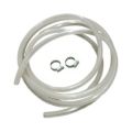 Gas Pipe Pressure Air Gas Pipe 5-10-20-30-50 feet Pure White & Soft With 2 Pcs Gas Clips. 