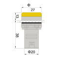 1pcs AD16-22 12V 24V 110V 220V 380V 22mm Panel Mount LED Power Indicator Pilot Signal Light Lamp. 