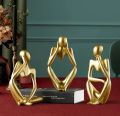 Set of 3 Thinker Statue, Abstract Thinker Statue, Modern Abstract Thinker Figurine Set for Home Office Decor Mini Sculptures for Living Room, Bookshelf, Desktop Decoration, Thinker Ornament. 