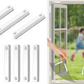 Magnetic Window Screen Clip Rust-proof Drilling-Free Fixation Buckle for Mosquitoe Net Windows Doors Nail Free Insect Protection. 