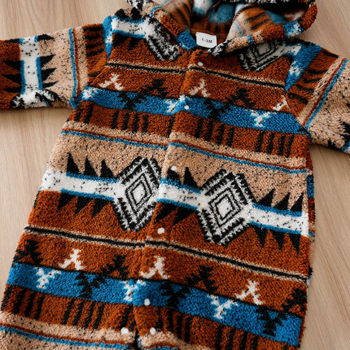 Newborn%20Baby%20Romper%20Winter%20Christmas%200-18%20months%20Grid%20Ethnic%20Fair%20Isle%20Style%20Hooded%20with%20Ears%20Long%20Sleeve%20Newborn%20One%20Piece%20Suit%20-%20Image%203