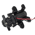 DC 12V 70PSI 3.5L/Min 0.48Mpa Agricultural Electric Water Pump Black Micro High Pressure Diaphragm Water Sprayer Car Wash. 