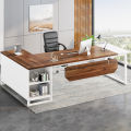 70.87'' Executive Desk and File Storage Cabinet Office Desk Boss Desk
 Customized. 
