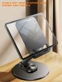 360° Rotatable Metal Base, Tablet and Phone, Computer Stand - Ingeniously Designed Portable Desk Mount for Reading and Stud.