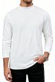 REXO Luxury Men's Highneck Shirt | Soft Cotton Mock Neck Long Sleeve T-Shirt | Winter Inner Wear Pullover | REXO. 