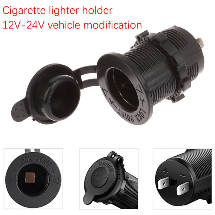 cigarette lighter socket for boat Car Boat Motorcycle Truck Cigarette Lighter Sockets Power Plug Outlet  12V-24V Waterproof Cigarette Lighter Socket