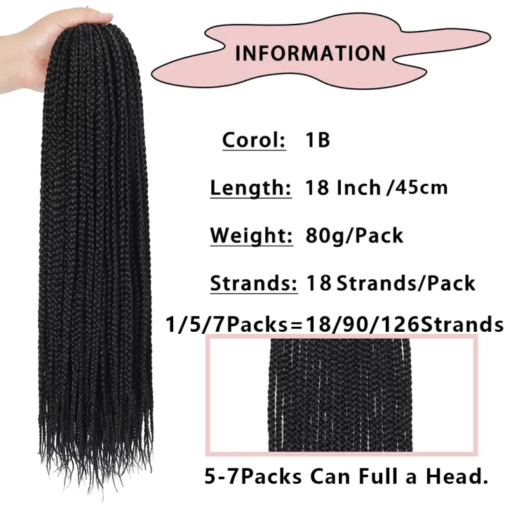 30inch%20Crochet%20Box%20Braids%20Hair%20pre%20looped%20Goddess%20Box%20Braids%20Crochet%20Braiding%20Hair%201/5/7%20Packs%20Crochet%20Box%20Braids%20Synthetic%20Hair%20-%20Image%202