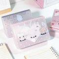 M5 Storage Box Organizer 3-inch Album Stickers Notes Idol Cards Photos Cute Name Card Holder Minimalist Style. 
